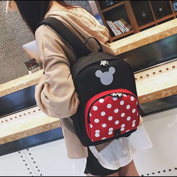 Minnie Mouse Backpack Diaper Bag Travel Bag - Picture 2 of 16